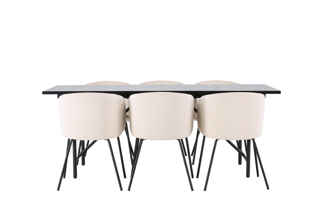 Berit & Astrid Matsgrupp Beige/Svart