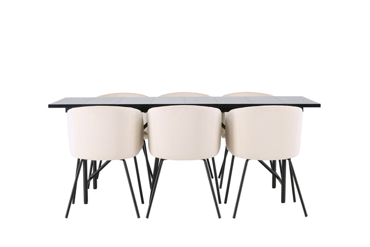 Berit & Astrid Matsgrupp Beige/Svart
