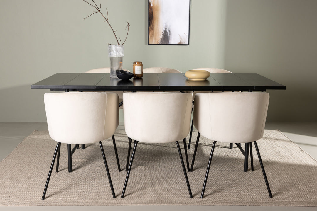 Berit & Astrid Matsgrupp Beige/Svart