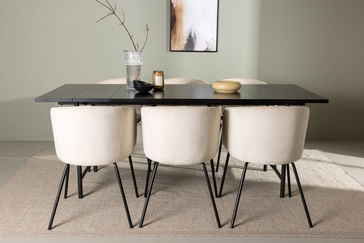 Berit & Astrid Matsgrupp Beige/Svart