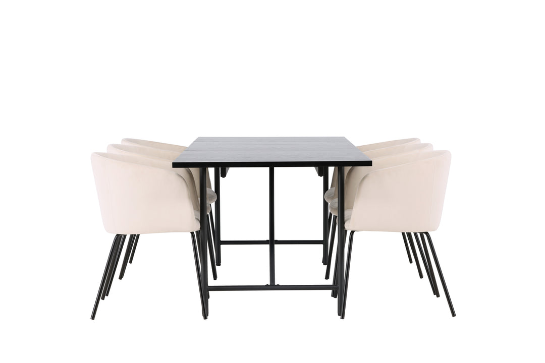 Berit & Astrid Matsgrupp Beige/Svart