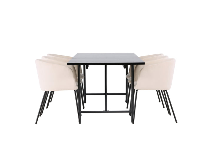 Berit & Astrid Matsgrupp Beige/Svart
