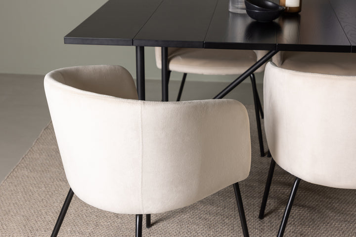 Berit & Astrid Matsgrupp Beige/Svart