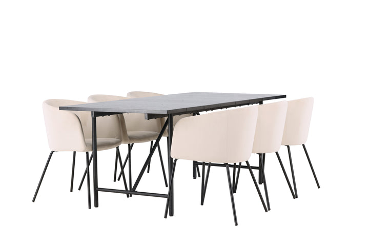 Berit & Astrid Matsgrupp Beige/Svart