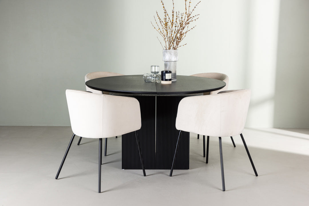 Berit & Matilda Matgrupp Beige/Svart