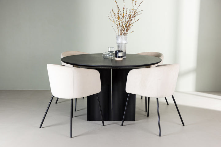 Berit & Matilda Matgrupp Beige/Svart