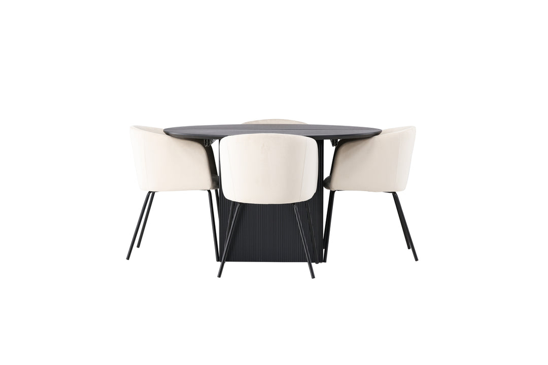 Berit & Matilda Matgrupp Beige/Svart