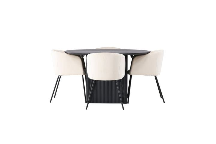 Berit & Matilda Matgrupp Beige/Svart