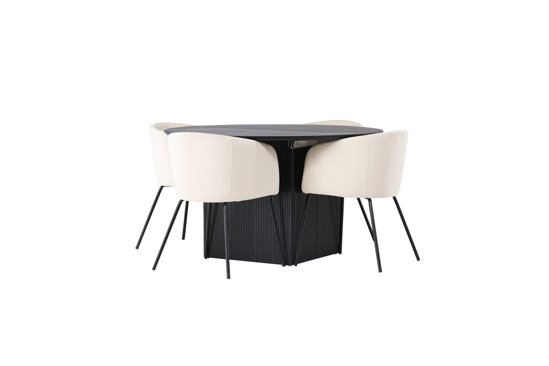 Berit & Matilda Matgrupp Beige/Svart