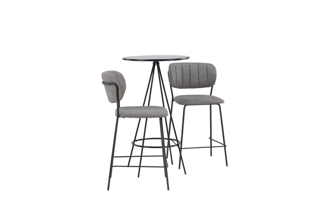 Bell & Bistro Barstolar + Barbord Svart