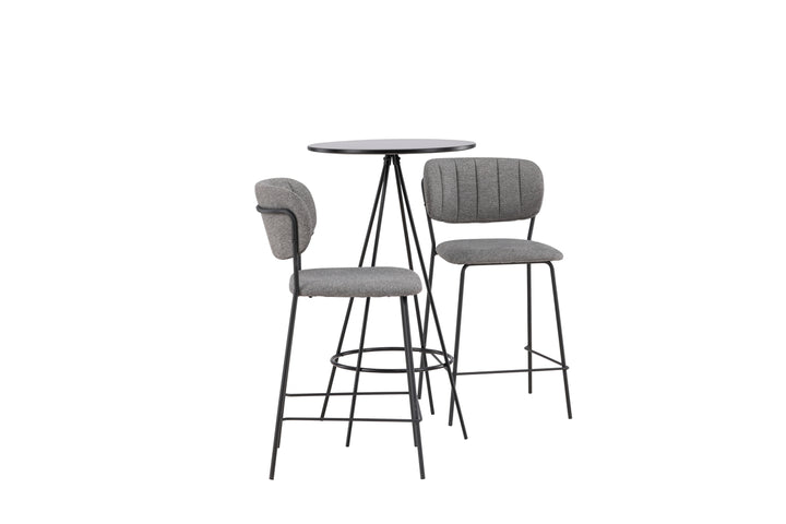 Bell & Bistro Barstolar + Barbord Svart
