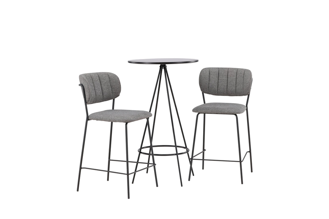 Bell & Bistro Barstolar + Barbord Svart