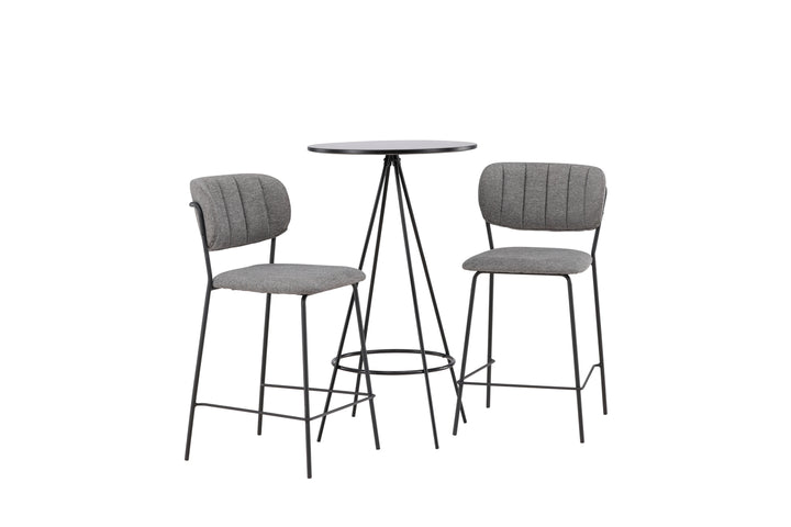 Bell & Bistro Barstolar + Barbord Svart