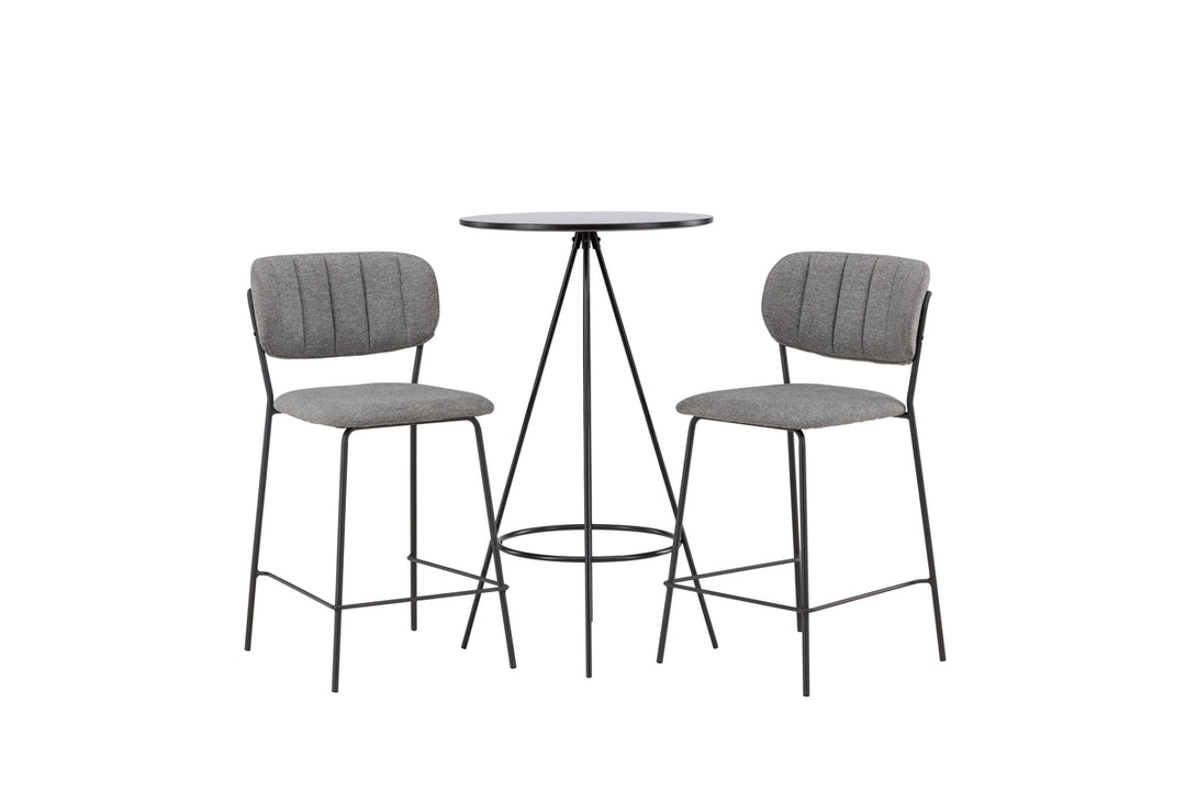 Bell & Bistro Barstolar + Barbord Svart