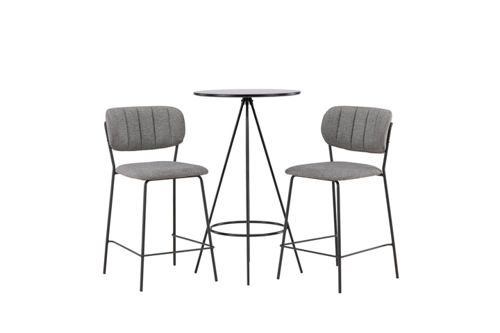 Bell & Bistro Barstolar + Barbord Svart