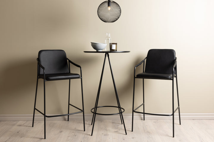 Tvist & Bistro Barstolar + Barbord Svart