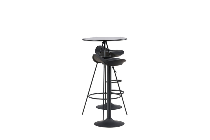 Adesto & Bistro Barstolar + Barbord Svart