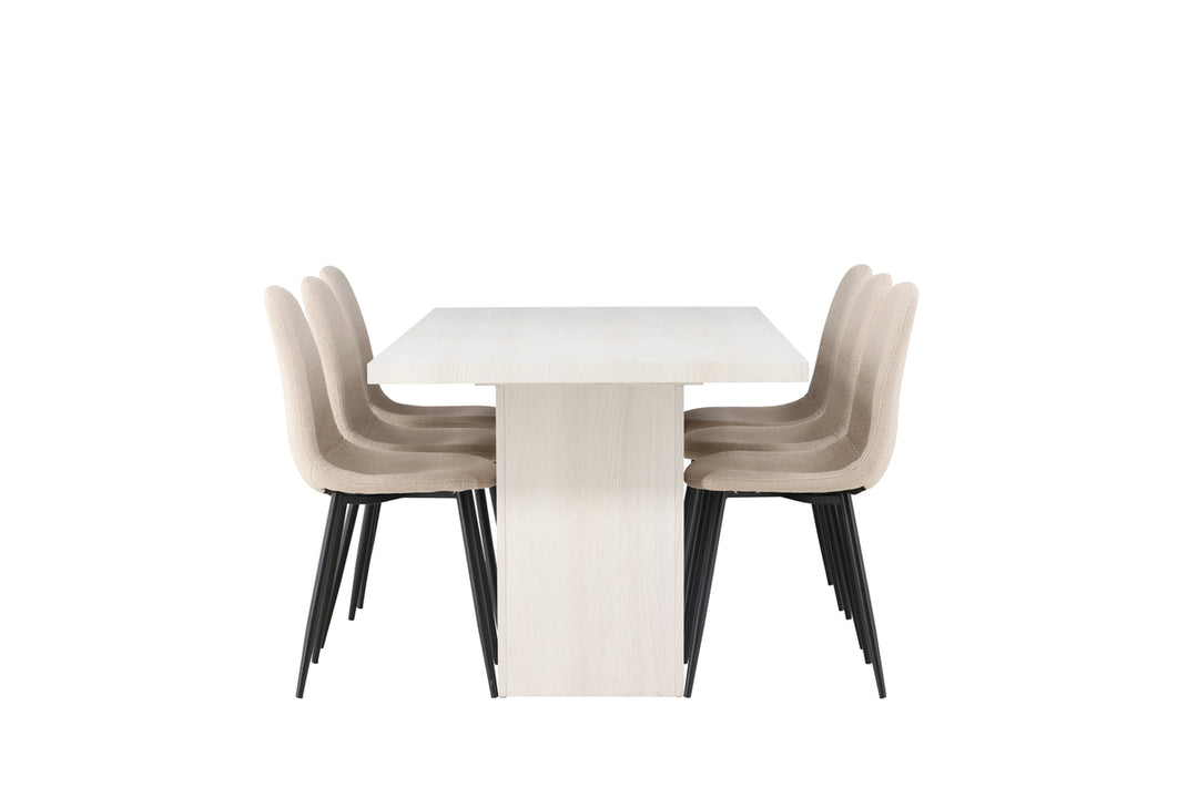 Polar & Olga Matgrupp Beige/Vit