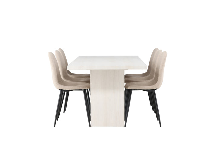 Polar & Olga Matgrupp Beige/Vit