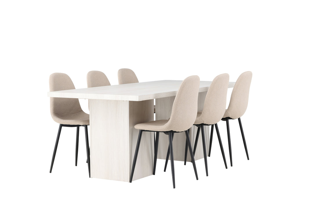 Polar & Olga Matgrupp Beige/Vit