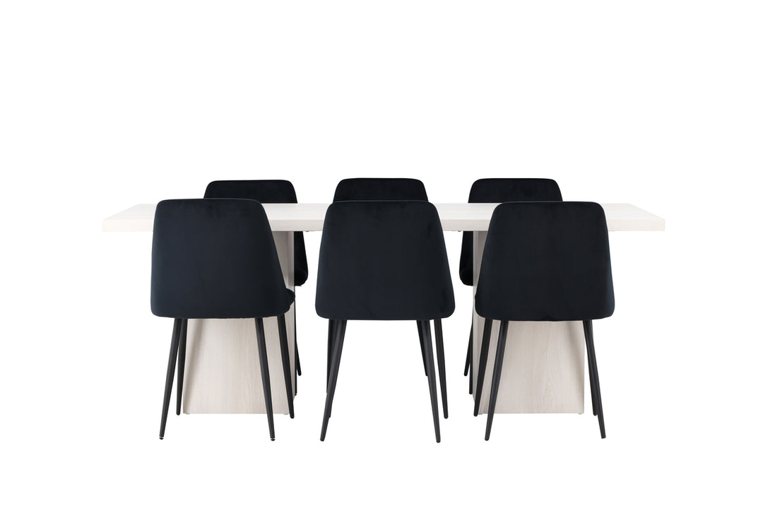 Night & Olga Matgrupp Svart/Vit