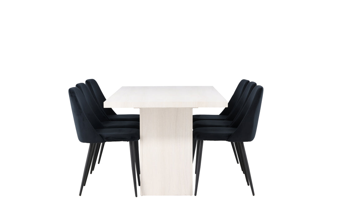 Night & Olga Matgrupp Svart/Vit