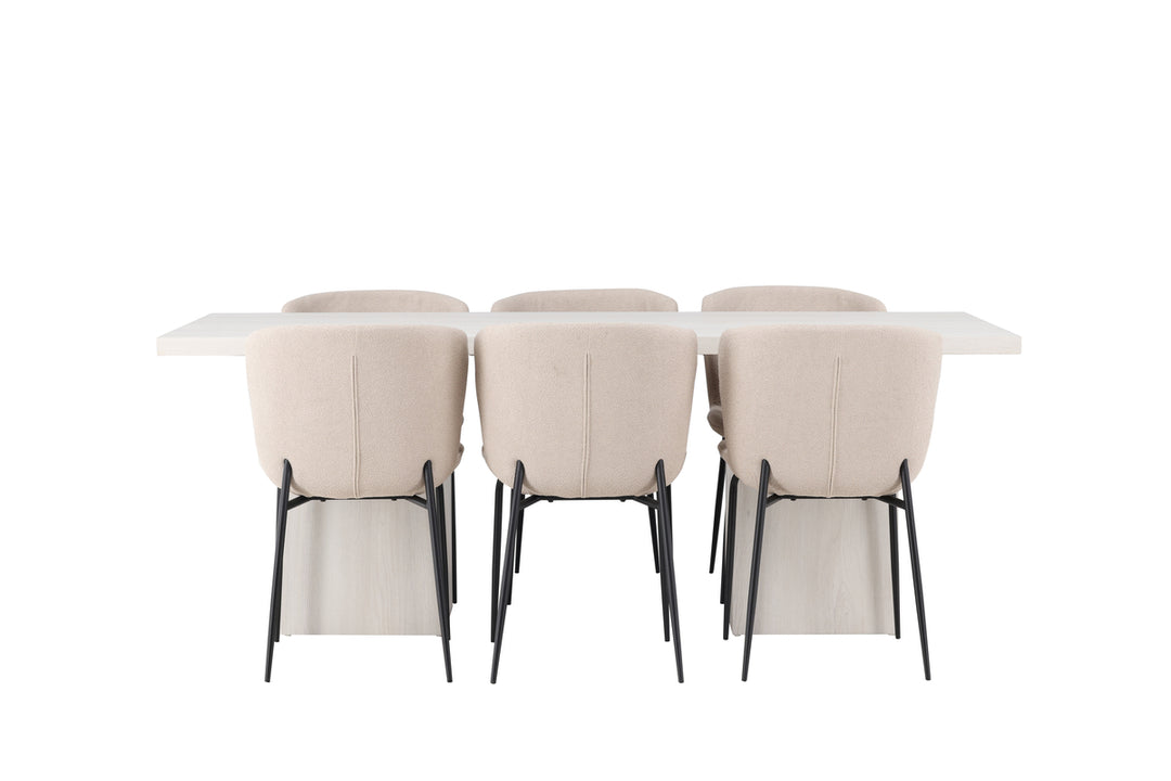 Modesto & Olga Matgrupp Beige/Vit