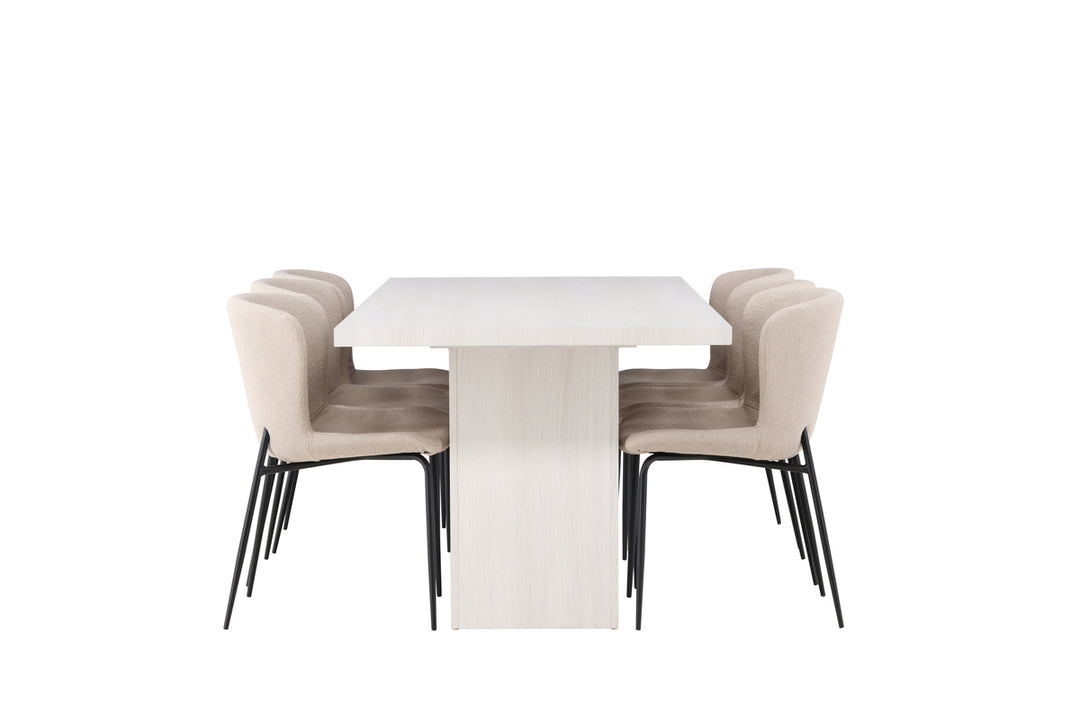 Modesto & Olga Matgrupp Beige/Vit