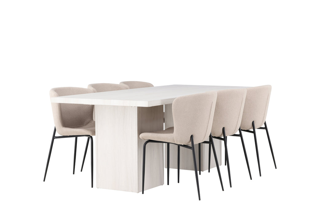 Modesto & Olga Matgrupp Beige/Vit