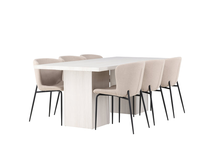 Modesto & Olga Matgrupp Beige/Vit