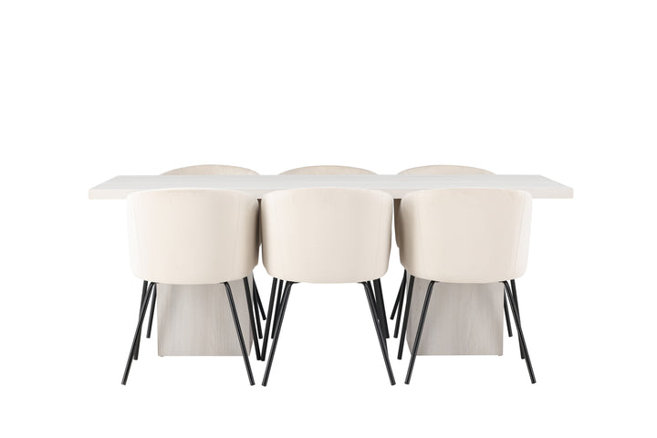 Berit & Olga Matgrupp Beige/Vit