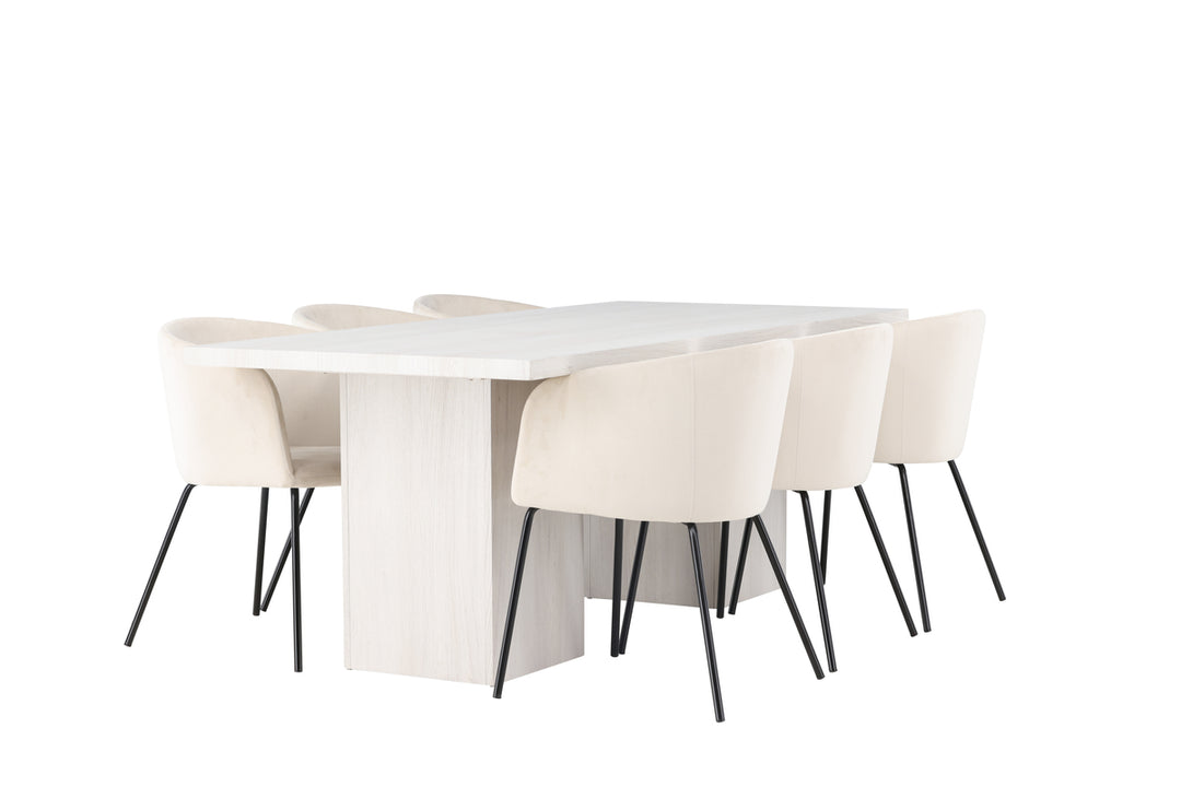Berit & Olga Matgrupp Beige/Vit