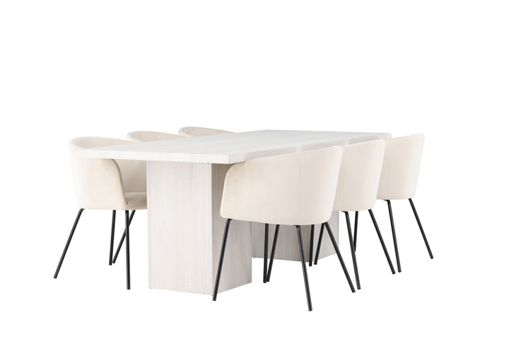 Berit & Olga Matgrupp Beige/Vit
