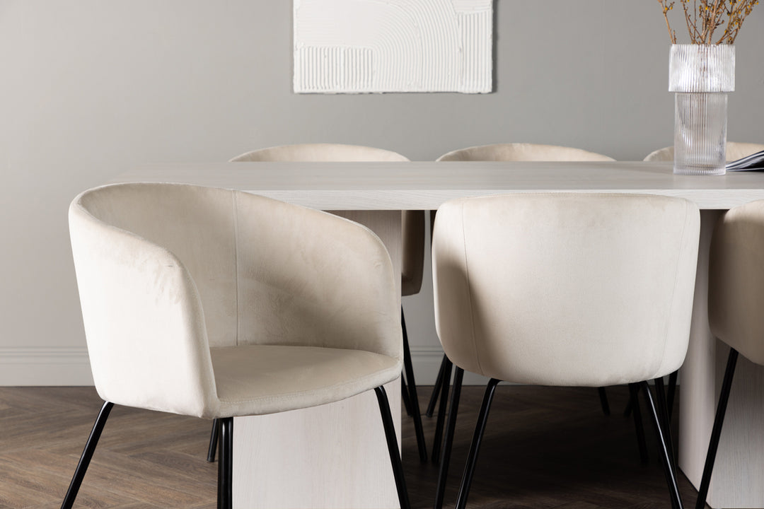 Berit & Olga Matgrupp Beige/Vit