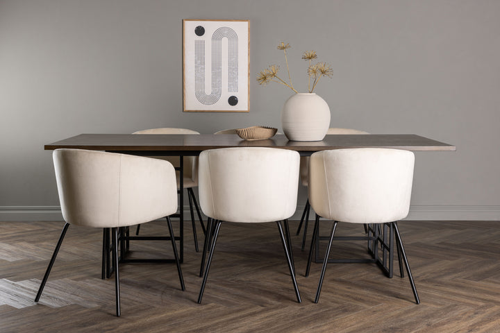Berit & Ystad Matgrupp Beige/Mocka