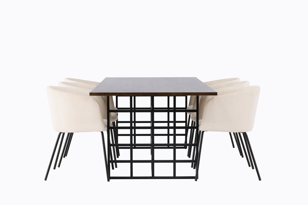 Berit & Ystad Matgrupp Beige/Mocka