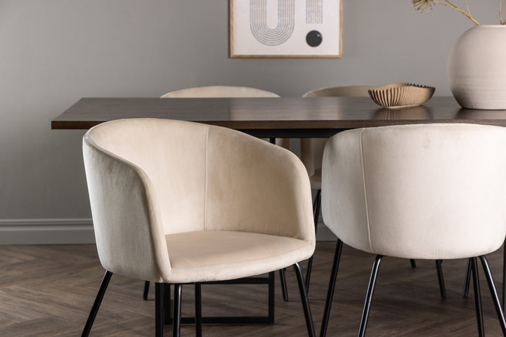 Berit & Ystad Matgrupp Beige/Mocka