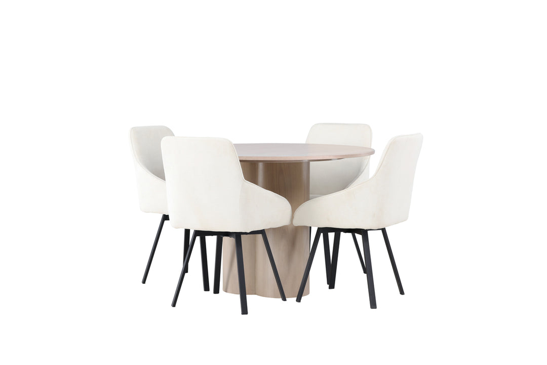 Olivia & Rosie Matgrupp Vitputsad/Beige