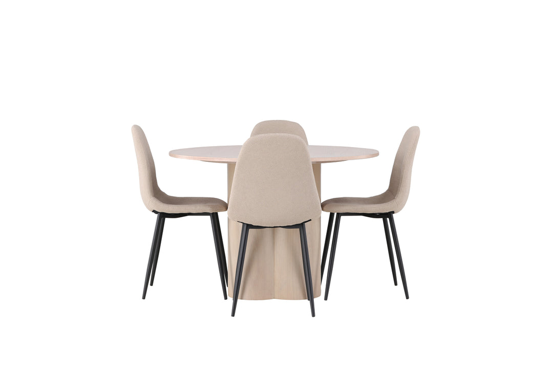 Olivia & Polar Matgrupp Vitputsad/Beige
