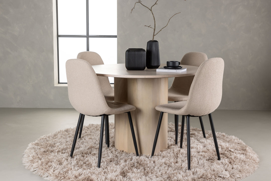 Olivia & Polar Matgrupp Vitputsad/Beige