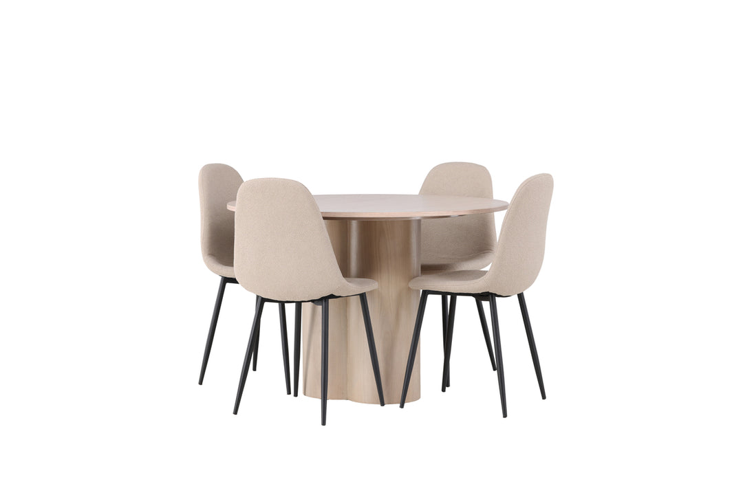 Olivia & Polar Matgrupp Vitputsad/Beige