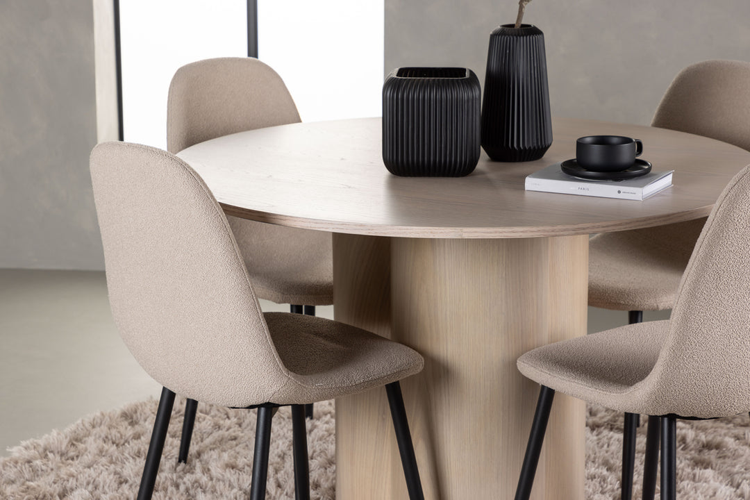 Olivia & Polar Matgrupp Vitputsad/Beige