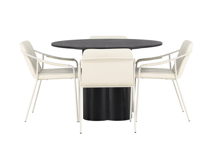 Olivia & Tvist Matgrupp Svart/Beige