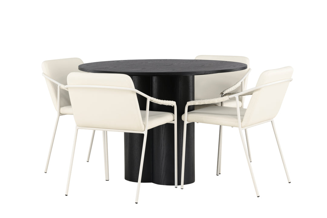 Olivia & Tvist Matgrupp Svart/Beige