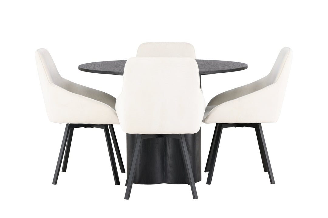 Olivia & Rosie Matgrupp Svart/Beige