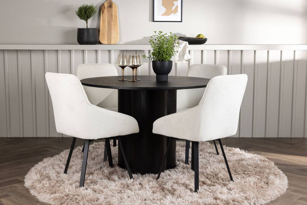 Olivia & Rosie Matgrupp Svart/Beige