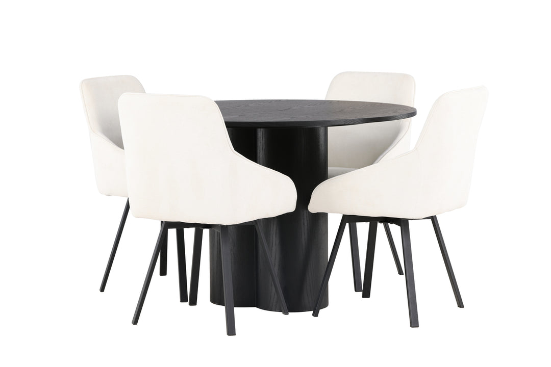 Olivia & Rosie Matgrupp Svart/Beige