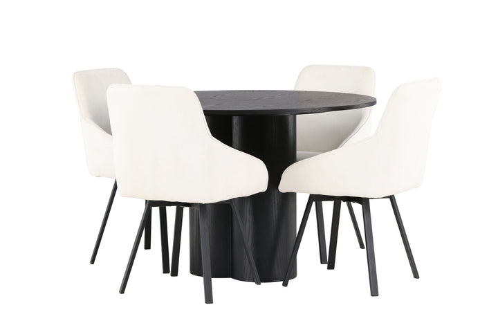 Olivia & Rosie Matgrupp Svart/Beige