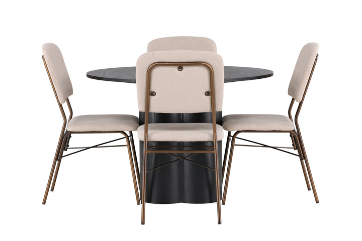 Olivia & Seda Matgrupp Svart/Beige