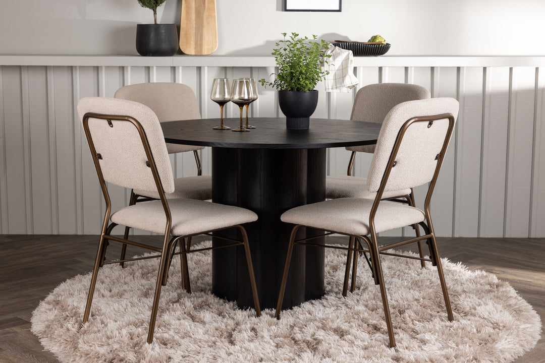 Olivia & Seda Matgrupp Svart/Beige
